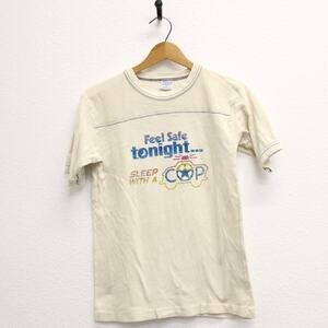 Vintage Feel Safe Sleep With A Cop T Shirt Medium